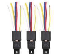 Relè 80A, Relè Lampeggiante a LED Relè Impermeabile per Indicatori di Direzione per Auto a 5 Pin per Autoveicoli DC12V con Design Antiurto e Impermeabile, Installazione Semplice