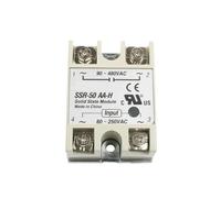 Relè a stato solido 1 pezzo SSR-10AA-H 15AA-H 25AA-H 40AA-H 50AA-H 60AA-H 80AA-H 100AA-H 10/15/25/40/50/60/80/100A(SSR-50AA-H)