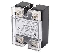 Relè a Stato Solido 10A, Modulo Relè Semiconduttore DC Controllo AC, Tensione Carico 24-480VAC - Alta Velocità di Commutazione, Resistente e Protetto, Per Automazione Industria