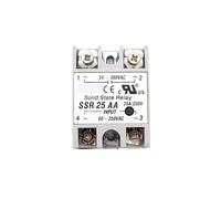 Relè a stato solido 12v 24v SSR-10AA SSR-25AA SSR-40AA 10A 25A 40A 80-250V AC A 24-380V AC SSR 10AA 25AA 40AA Alimentazione relè(25AA)