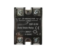 Relè a stato solido da 10 A, 25 A, 40 A, 80 A, 100 A, 120 A, ad alte prestazioni, modulo da 12 V, 230 V, CA carico 3-32 VDC (SSR-10 DA (10 A))
