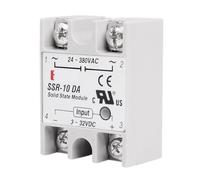 Relè a stato solido DC-AC 10A 25A 40A Tensione 12V 3-32V DC A 220V 24-380V AC Carico monofase SSR for regolatore di temperatura(SSR-25DA)