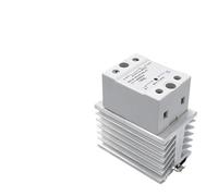 Relè a stato solido monofase manuale 60A 80A DC-AC DC-DC AC-AC VA con radiatore integrato for regolazione della tensione on-off 1 pezzo(60A,DC control DC)