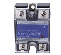 Relè a stato solido monofase per controllo - Ingresso da 3 a 32 V e modulo di carico da 5 a 220 V 100 A - Custodia in ABS con fissaggio a bullone per sistemi di produzione e (120A)