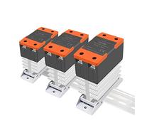 Relè a stato solido montato su Rail Din, GSR2-1 SSR 10A 25A 40A 60A 80A 100A 120A, monofase con dissipatore di calore DD AA DA (GSR2-1-10A)