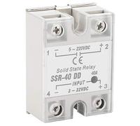 Relè a stato solido, relè a stato solido SSR-40 DD 40A 5-220VDC per processo di automazione industriale