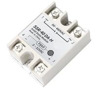 Relè a stato solido SSR-10DA-H 10A in realtà 3-32V CC - 90-480V CA SSR 10DA 15DA 25DA 40DAH Relè regolatore di resistenza a stato solido 1 pz(SSR-40DA-H)