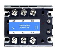 Relè a stato solido SSR trifase 3-32 V CC 24-480 V CA 3 fasi 10 A 25 A 40 A DA 60 A 80 A 100 A 150 200 A ...(40DA)