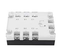 Relè a Stato Solido Trifase CC a CA Relè a Stato Solido SSR Silenzioso Antiurto Affidabile 3-32 V CC a 24-480 V CA (TSR-25DA-H)