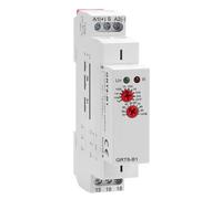 Relè a Tempo di Ritardo GRT8-B1 Relè a Tempo di Ritardo allo Spegnimento mini Tipo su Guida DIN, con Indicatori LED, per Progetti di Elettronica Industriale AC/DC 12V~240V