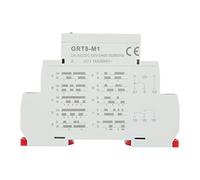 Relè a tempo di ritardo GRT8-M1,Relè temporizzato per montaggio su guida DIN con 10 funzioni Montaggio su guida DIN 12 V a 240 V AC/DC,Relè a tempo ritardato per uso industriale