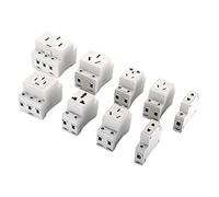 Relè AC30 Contattore, interruttore automatico Presa modulare Cinque fori 16A Tipo di guida 10A Interruttore aria Scatola di distribuzione 234 fori Protettori di dispersione a terra (Size : 3hole-20a