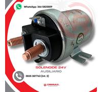 Relè Ausiliario Elettromagnete Asservimento Motorino 24V 200/800A ISOLATO 4 TERM