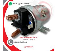 Relè Ausiliario Elettromagnete Asservimento Motorino 24V 200/800A ISOLATO ZM406
