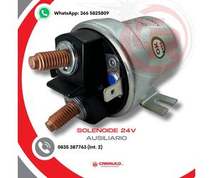 Relè Ausiliario Elettromagnete Asservimento Motorino 24V 200/800A ISOLATO ZM406