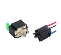 Relè automobilistico for auto 1PC 12V DC 4 pin 30A Relè normalmente aperto con 4 pin/5 pin(12V 4pin with socket)