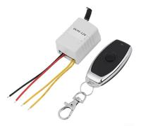 Relè cablato Interruttore di Controllo Remoto DC 4V-12V 1 Pulsante Ricevitore Trasmettitore Con Codice di Apprendimento Per Porte Automatiche Attrezzature di Sollevamento Sistemi