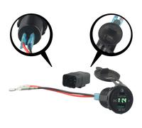 Relè Caricabatteria Rapido Moto 10-15V DC per Ninja400 per Ninja650 2018-2020