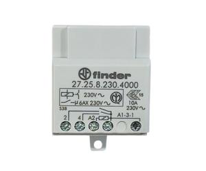 Relè commutatore ad impulsi Finder EVO 10A 230VAC 272582304000