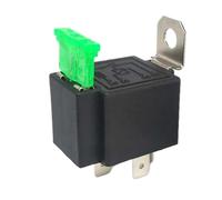 Relè con fascio di cablaggio, 12 V/24 V, impermeabile, 4 poli, 30 A, kit relè a base di sicurezza con connettore resistente, kit di cablaggio per auto, per camion, furgoni, moto, fari, KOMP