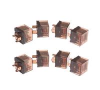 Relè con presa 80A100A 12V24V SPDT 5 vie 10 pezzi(No Socket,12V 80A 4Pin)