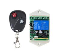 Relè con telecomando PNI CA500LR per il comando di 1 o 2 porte garage, cancelli, barriere, 2 relè, alimentazione 12V