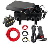 Relè contattore solenoide 12V 500A per argani pesanti con scatola di controllo integrata e controller manuale a 3 pin