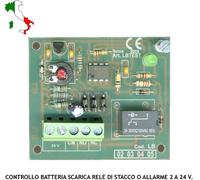 Relè Controllo Tensione Batteria Bassa Sotto La Soglia di Scarica Rischio Danni