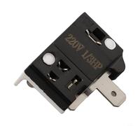 Relè da sovraccarico per frigorifero da 110 V per compressore HP, protezione da surriscaldamento a farfalla 4TM, misura 1/2-1/6, in acciaio inox + macchina utensile di controllo in plastica per relè