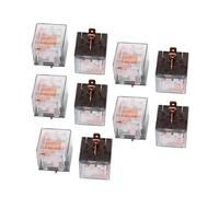 Relè di allarme for auto, luce verde, 5 pin, SPDT, guscio trasparente, DC 24V 100A, 10 pezzi Controls Relays
