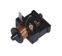 Relè Di Avviamento Del Compressore Del Frigorifero CTC, Avviamento Del Frigorifero For Alimentatori 110V/220V, 4 Pin, 1/2 HP, 375 W, 50 * 33 Mm(1pcs)
