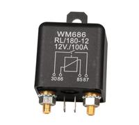 Relè Di Avviamento Per Auto DC 12V 24V 100A 200A WM686 A 4 Pin Sostituire | Normalmente aperto, per interruttore relè di carica divisa ON/OFF della batteria(12V 100A)