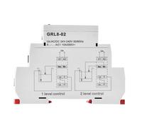 Relè di controllo del livello dell'acqua GRL8 con sensore in acciaio inossidabile AC/DC24V-240V Sensore di controllo del livello 1 pz(GRL8-01)