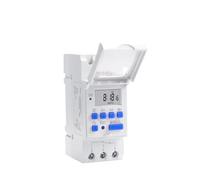 Relè di controllo del timer di commutazione digitale programmabile elettronico AC 220V 230V 12V 24V 48V 16A montaggio su guida DIN THC15A