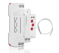Relè Di Controllo Della Temperatura, Termostato Digitale, GRW8-01 Regolatore Di Temperatura LED Che Indica Le Temperature Alte/basse Monitor Con Sonda Installazione Su Guida Da 35 Mm