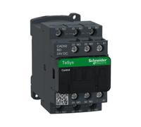 Relè di controllo Schneider CAD50BD TeSys Deca - bobina 24 V DC, 5NO, morsett...