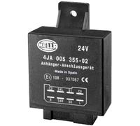 HELLA Relè ritardatore, Gancio traino - 24V - 4JA 005 355-021