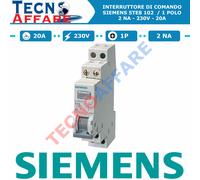 Relè di Monitoraggio 20A 230V 1P 2NA Per Lampada Siemens 5TE8102