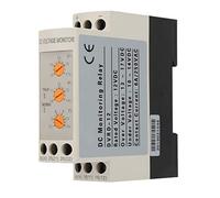 Relè di monitoraggio della tensione CC 12V/24V/36V/48V Relè di protezione sovratensione e sottotensione Guida 35 mm(DC24V)