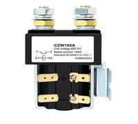 Relè di potenza 12V 24V 36V 48V 60V 72V Contattore batteria Contattore carrello elevatore 100A normalmente aperto(Coil voltage 60VDC)