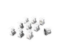 Relè di potenza con luce LED verde HH54PL da 10 pezzi, bobina DC 12V 4PDT Controls Relays