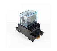 Relè di potenza for uso generico LY4NJ 10A 14 pin Bobina AC12V Guida DIN da 35 mm 4PDT 4NO+4NC con base a zoccolo