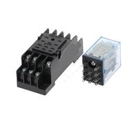Relè di potenza generale DPDT a bobina elettromagnetica MY3NJ 11 pin HH53P DC12V 24V AC 110V 220V 5 pezzi(DC 110V)