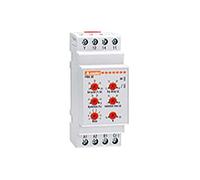 Relè di protezione amperometrica per sistemi monofase, minimo o massimo 24÷240V AC/DC, 4 x 7,5 x 9,5 centimetri, colore grigio chiaro (Riferimento: PMA30240)