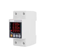 Relè di protezione da sovratensione e sottotensione regolabile con display 3 in 1, sovracorrente, misuratore potenza Kwh 230 V 63 A Switches