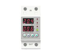 Relè di protezione della tensione Dispositivo di protezione da sovratensione e sottotensione regolabile su guida DIN 230 V Relè di protezione Limite di corrente 40 A 60 A 80 A 100 A(L N 230V 100A)