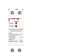 Relè di protezione for il ripristino automatico di sovratensione e sottotensione su guida DIN, 1P+N, 27 mm, 40 A, 63 A, 230 V(20A)