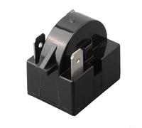 Relè di ricambio PTC di avviamento per frigorifero, con protezione da sovraccarico a 13 pin, per compressore, protezione elettrica nelle unità di raffreddamento (3 pin-12 ohm)
