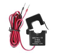 Relè di rilevamento corrente di tipo aperto Trasformatore di corrente a nucleo diviso 5A5mA 5A2.5mA 10A 50A 50mA 100A 25mA sensore trasduttore a pinza(QNCTK1-16 2000-1)