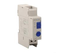 Relè di ritardo, 16 A, 250 VAC, controllo temporizzato, grigio | Ritardo di spegnimento, 230 V AC, guida DIN, stabile, durevole, compatto